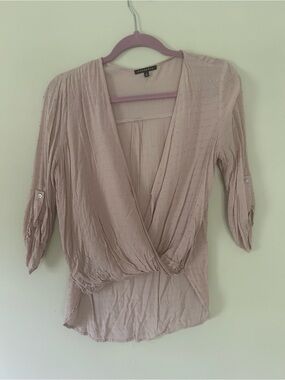 Staccato Dusty Rose Surplice Blouse